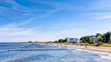 Spa town Heilinegdamm at the Baltic Sea coastline