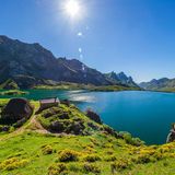 Lago Del Valle im Somiedo National Park in Asturien