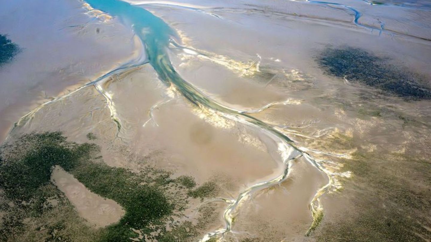 Wattenmeer aus der Luft