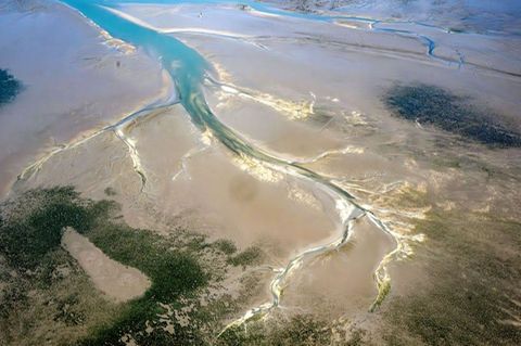 Wattenmeer aus der Luft