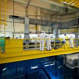 Arbeiter im Kernkraftwerk Beznau