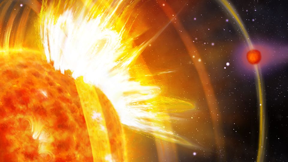 Planet HIP 67522 b schickt eine Energiewelle