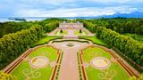 Schloss Herrenchiemsee aus der Vogelperspektive