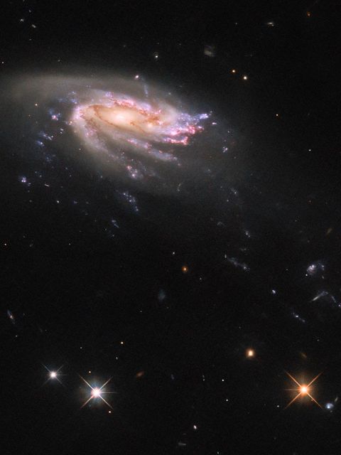 Galaxie inmitten den Weiten des Universums