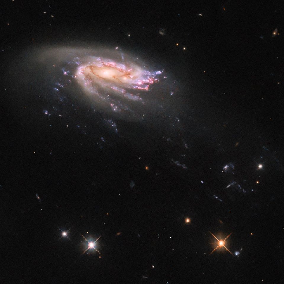 Galaxie inmitten den Weiten des Universums
