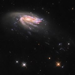 Galaxie inmitten den Weiten des Universums