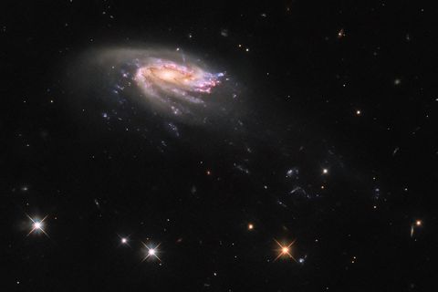 Galaxie inmitten den Weiten des Universums