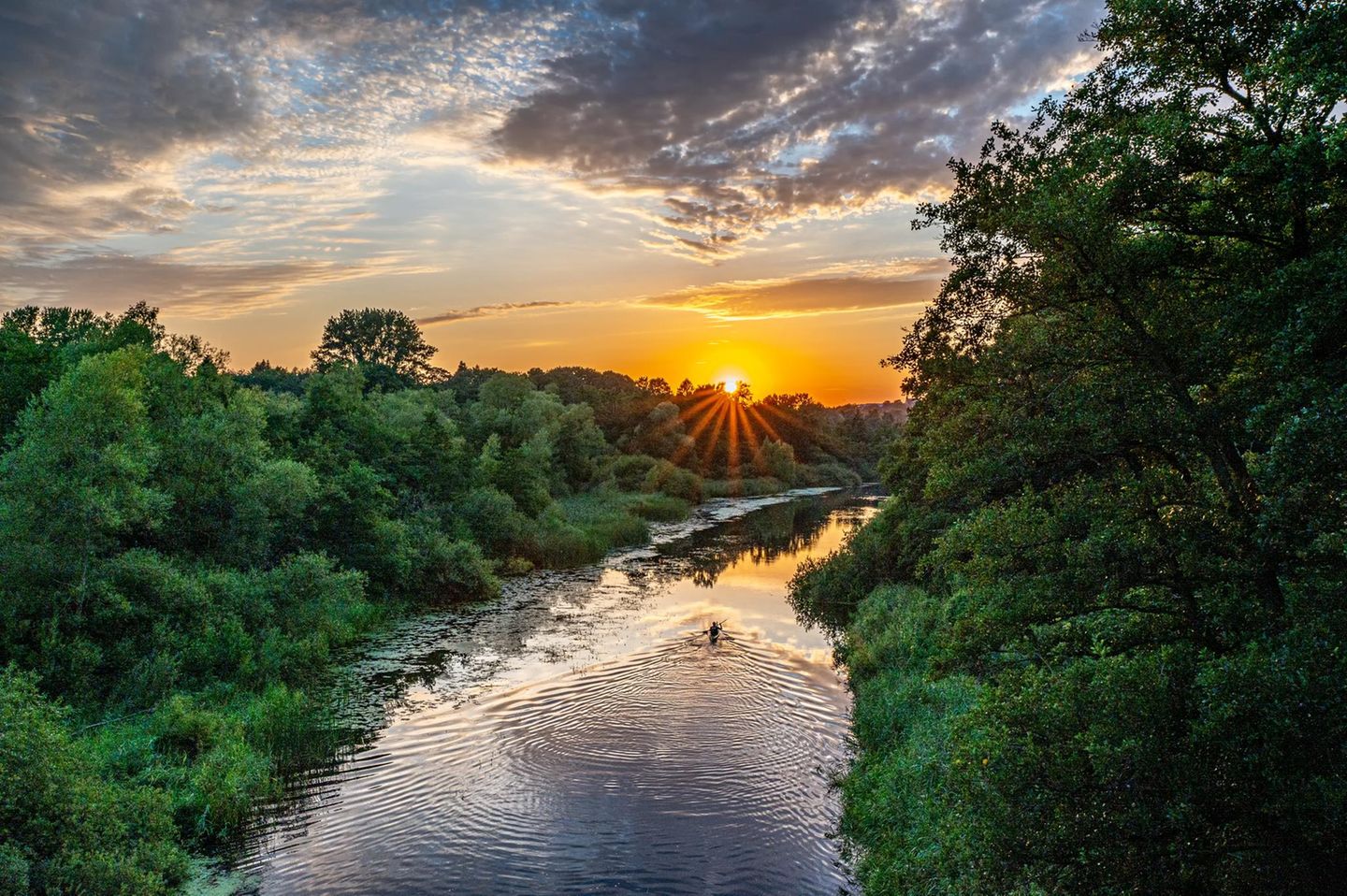 Paddler auf der Schwentine