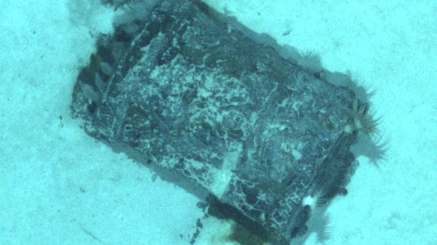 Die Forschenden untersuchten etwa 50 Atommüll-Fässer anhand von Fotos. Foto: -/Flotte Océanographique Française/dpa