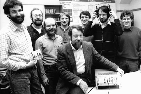 Das MP3 Entwickler-Team am Fraunhofer Institut