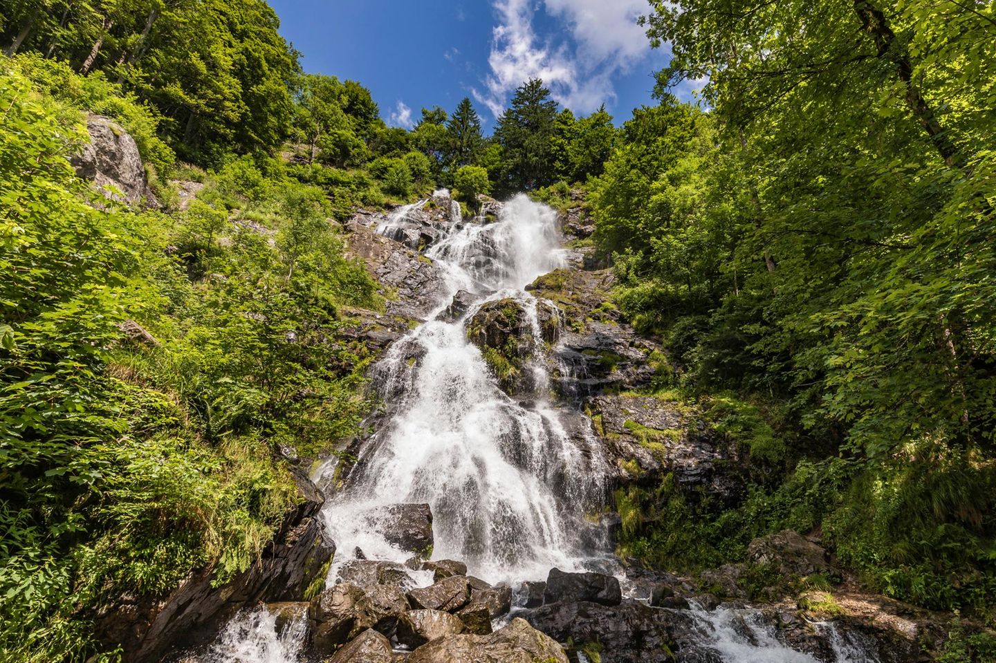 Todtnauer Wasserfall im Sommer