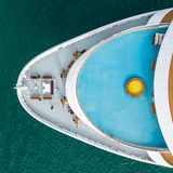 Aus der Luft sähen alle Buge gleich und doch verschieden aus, sagt Fotograf Kostiuk. "Sie haben alle ihre eigene Symmetrie und zeigen an Deck viele interessante Details, die jedes Schiff einzigartig machen."