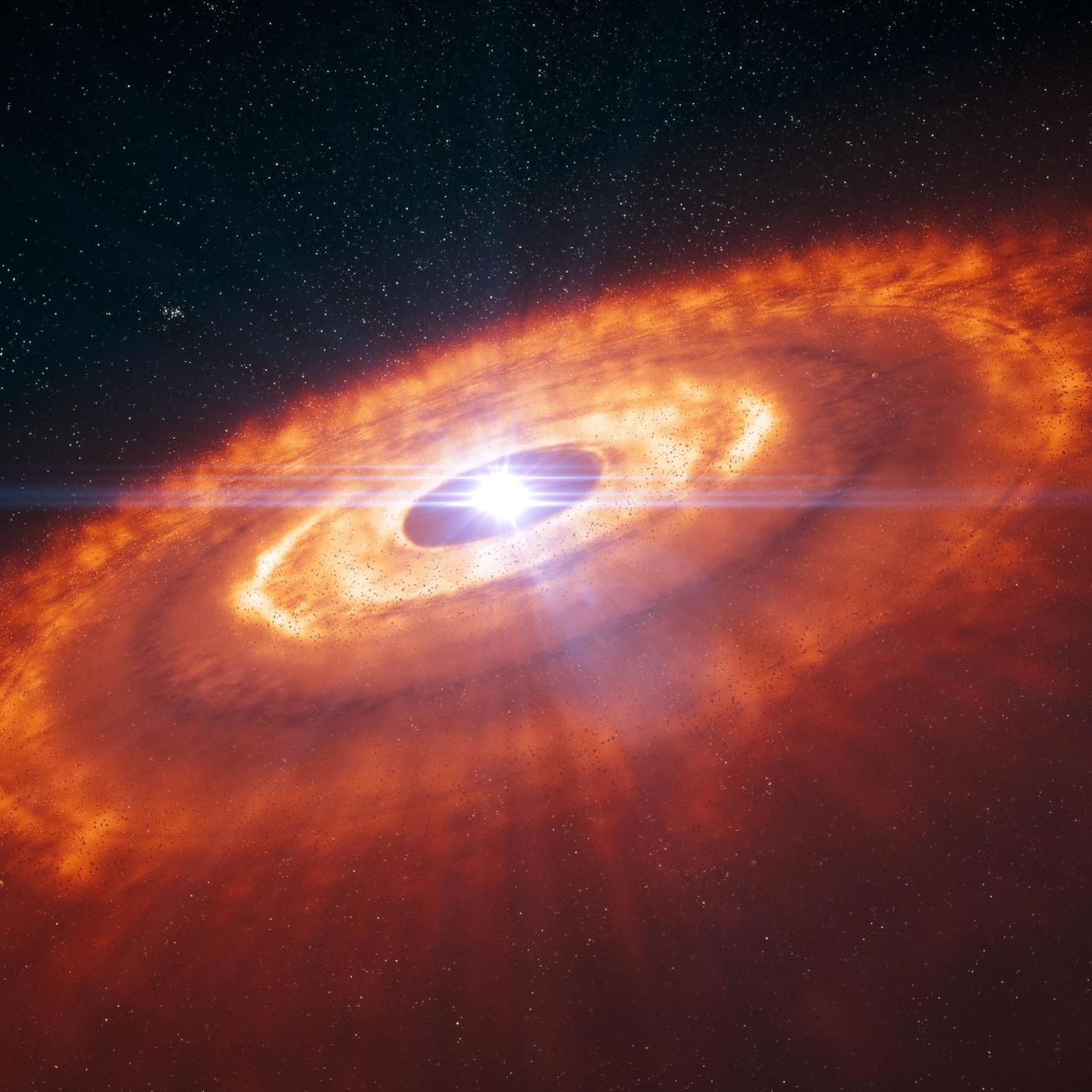 Illustration junger Stern