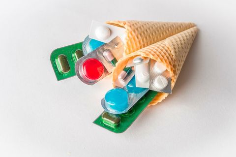 Medikamente in Eiswaffeln bei Hitze