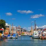 Hafen und Museumshafen in Büsum