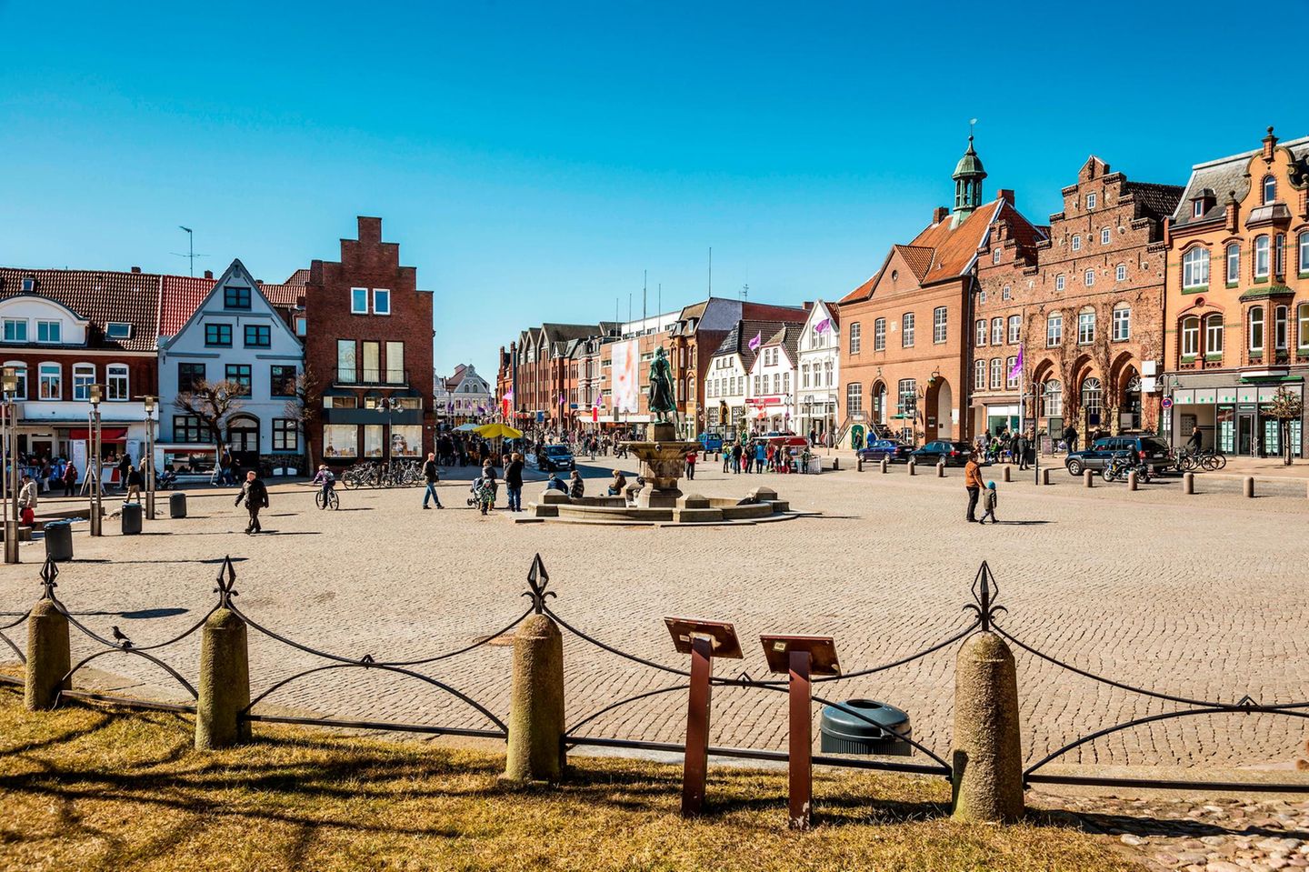 Historischer Marktplatz von Husum