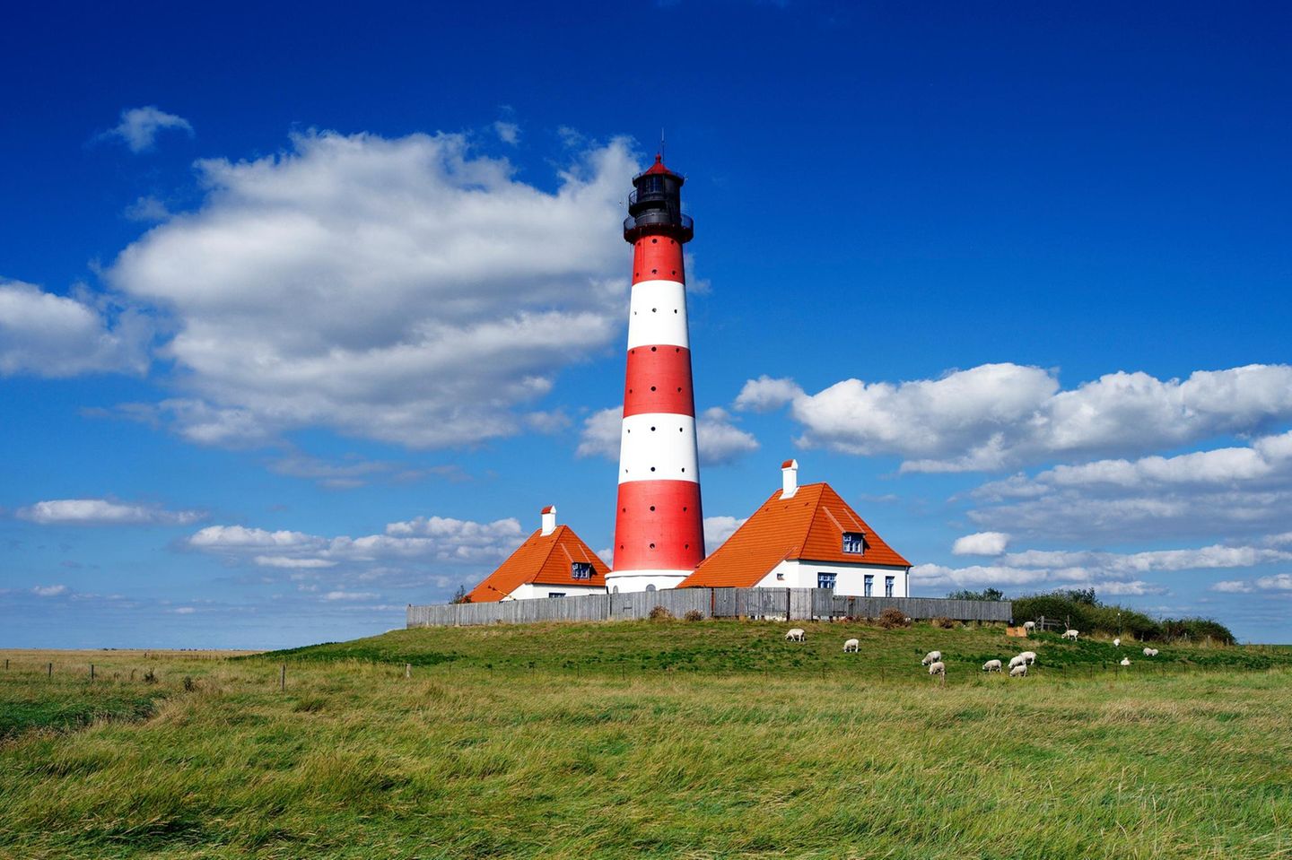 Leuchtturm von Westerhever bei St. Peter Ording