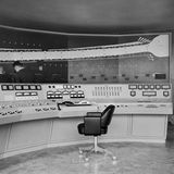 Der Kontrollraum des Montblanc-Tunnels