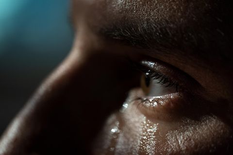 Tränendes Auge