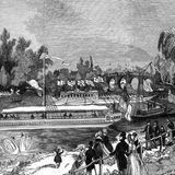 Königliche Boote auf der Themse