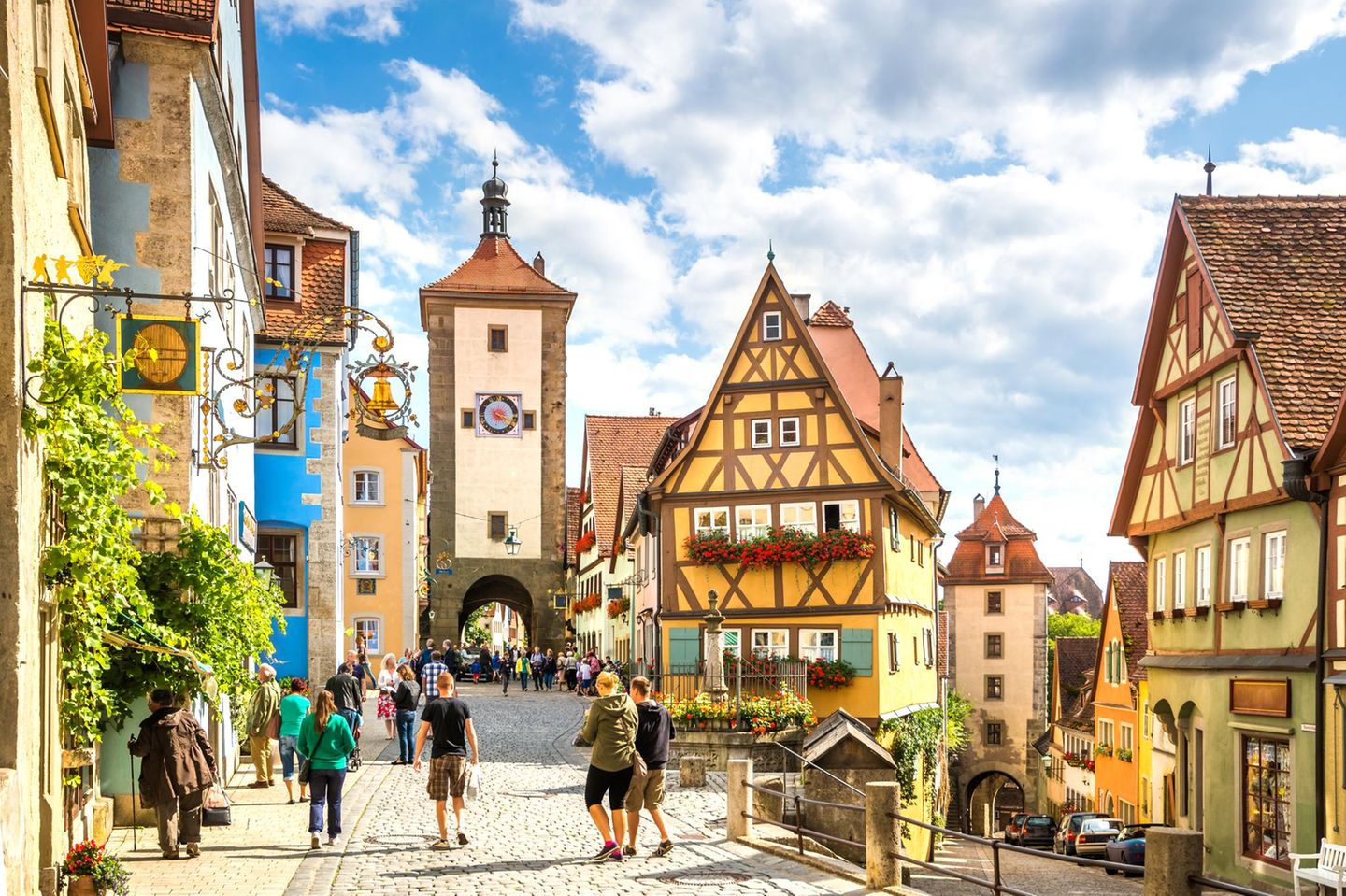 Rothenburg ob der Tauber, Gebäude in der Altstadt