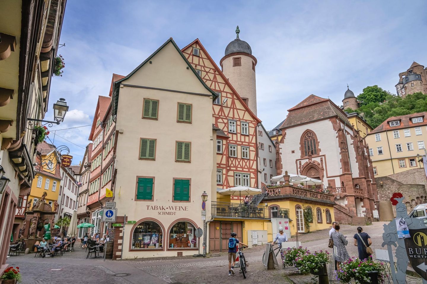 Alte Gebäude in Wertheim