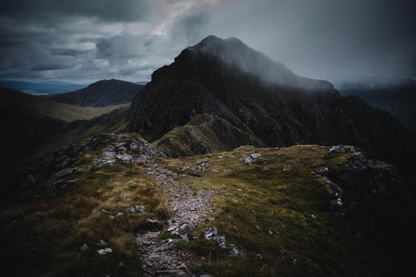 Der Grat auf dem Aonach Eagach