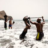 Arbeiterinnen und Arbeiter auf den Kapverden