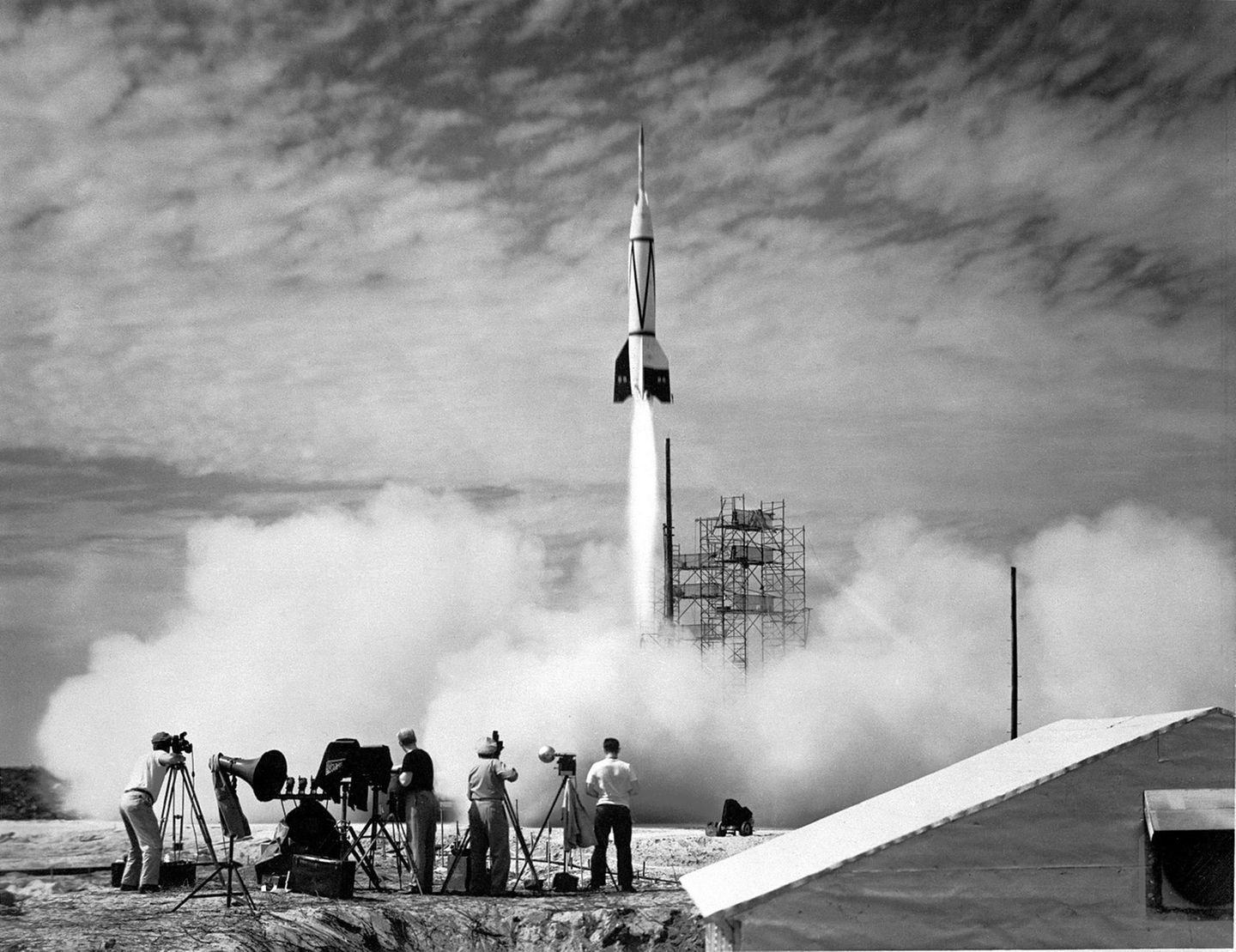 Der erste erfolgreiche Start einer Rakete in Cape Canaveral
