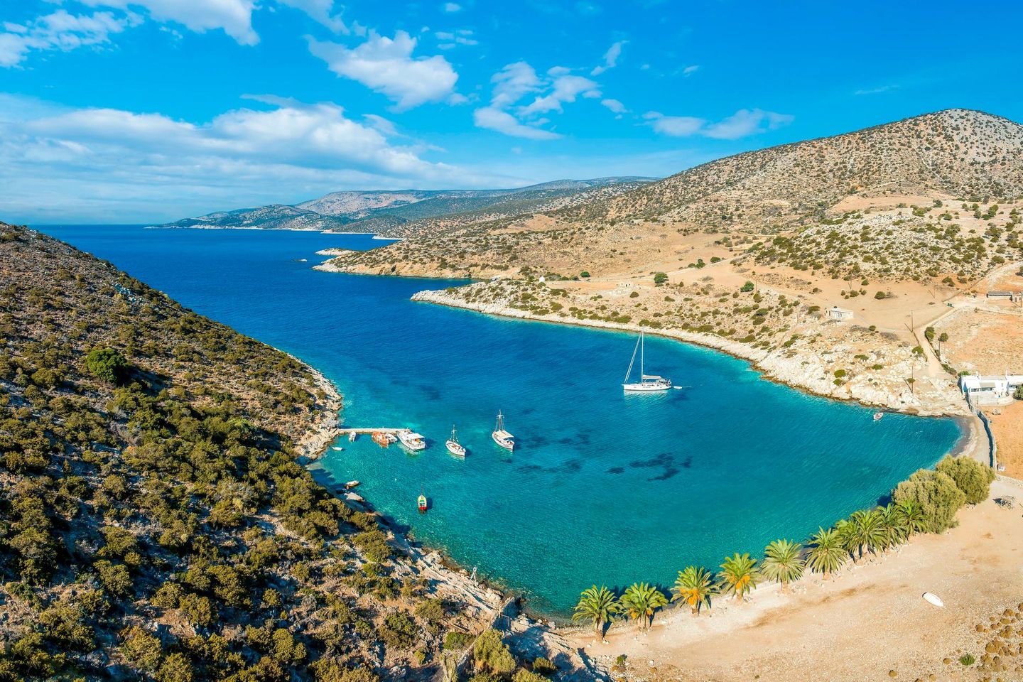 Panormos Bucht auf Naxos