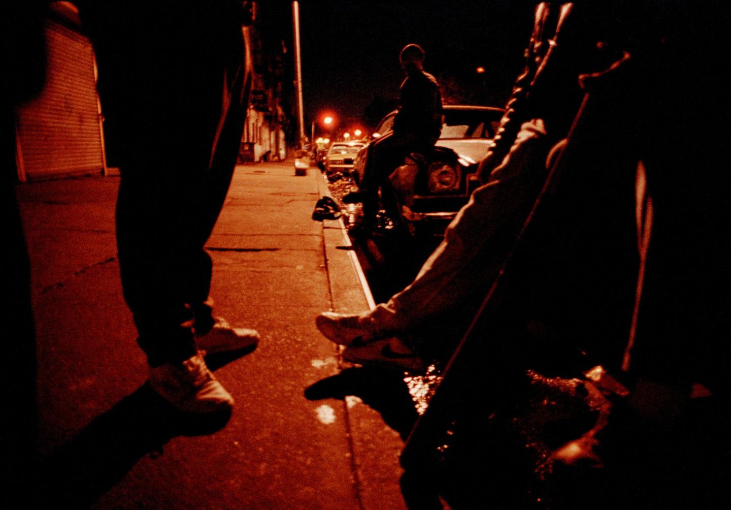 Risiko des kleinen Mannes Straßenbild