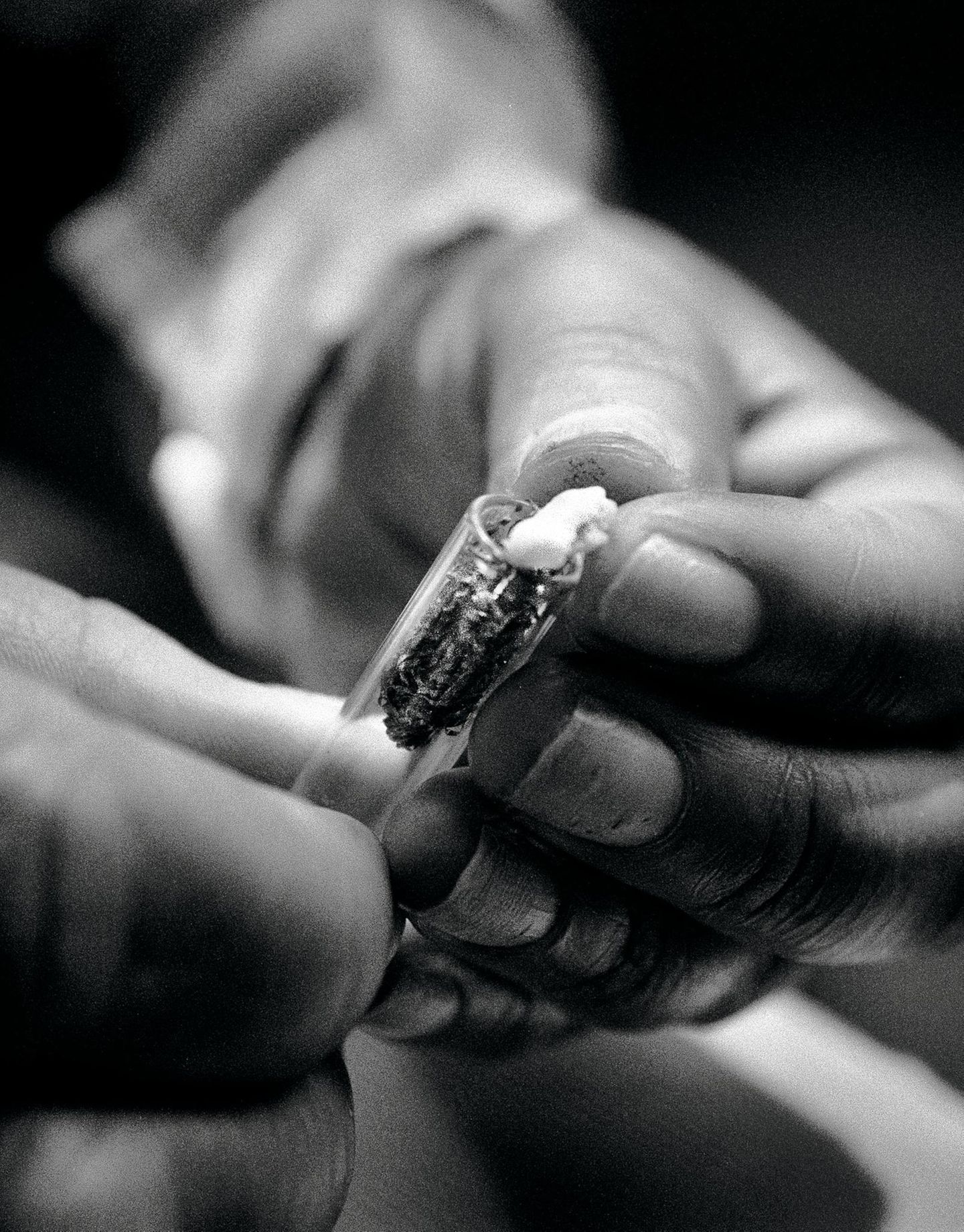 Toxische Dämpfe Crack-Pfeife