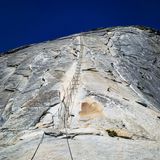 Der Weg herauf zum Gipfel des Half Dome