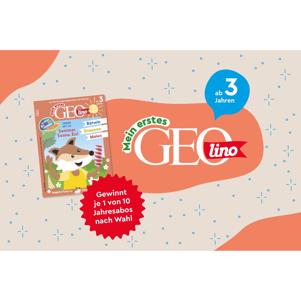 Das große Gewinnspiel: Mein erstes GEOlino