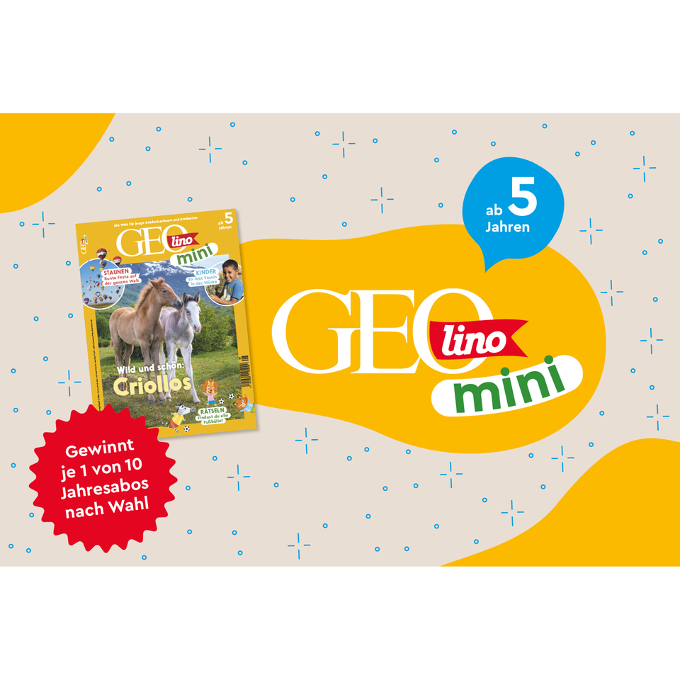 Das große Gewinnspiel: GEOlino Mini
