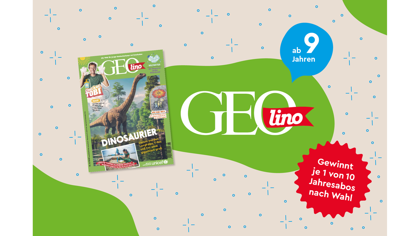 Das große Gewinnspiel: GEOlino Magazin