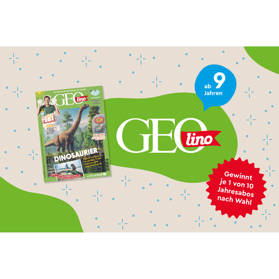 Das große Gewinnspiel: GEOlino Magazin