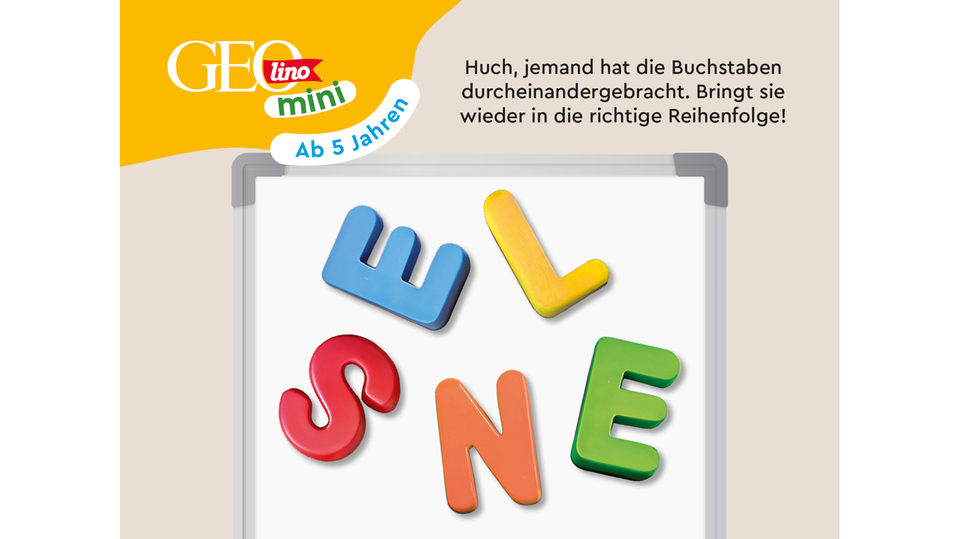 Das große Gewinnspiel: GEOlino Mini