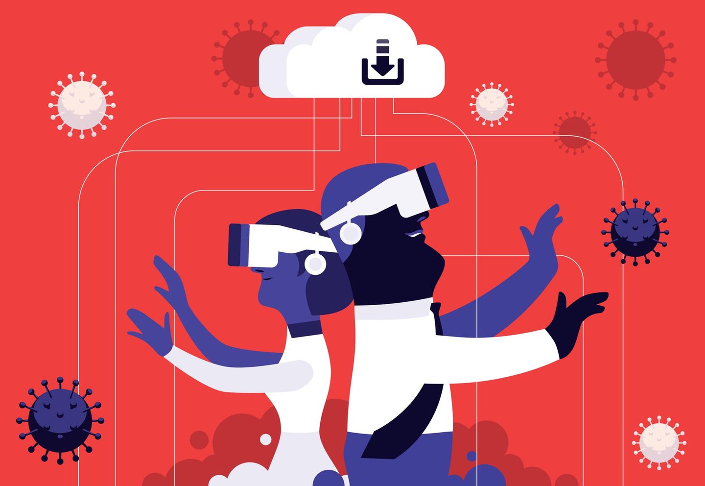 Illustration VR-Brille