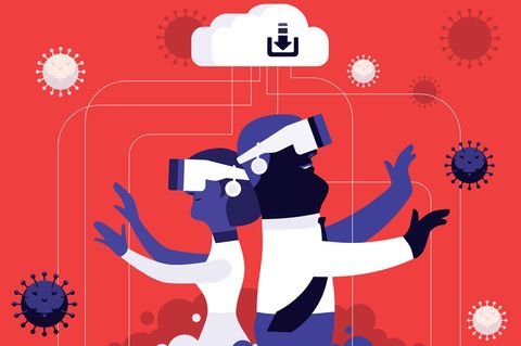 Illustration VR-Brille