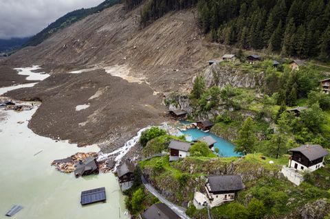 Blatten im Schweizer Kanton Wallis