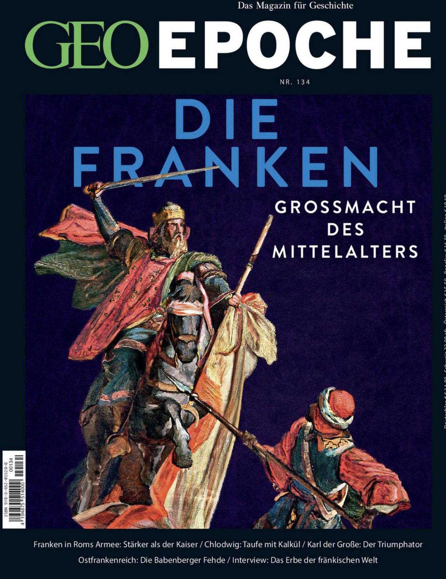GEO Epoche Nr. 134 – Die Franken Cover GEO Epoche Nr. 134 (2025)