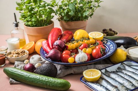 Frisches Obst und Gemüse