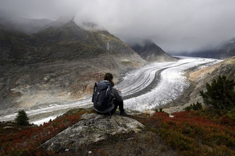Seit Ende Juni geht es bei der Schmelze schon an die Substanz der Gletscher