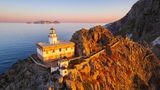 Leuchtturm Faro della Guardia auf der Insel Ponza