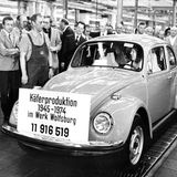 Der letzte Käfer rollt 1974 vom Band