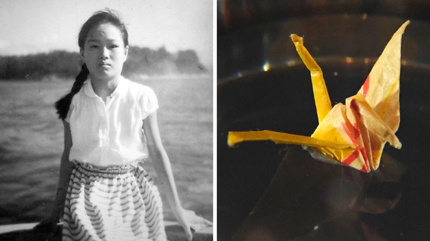 Sadako Sasaki ist einer von vermutlich mehr als 100.000 Menschen, die an den Spätfolgen der radioaktiven Strahlen sterben. Nach ihrem Tod spenden ihre Angehörigen ihre Origami-Kraniche an Bildungsinstitutionen weltweit