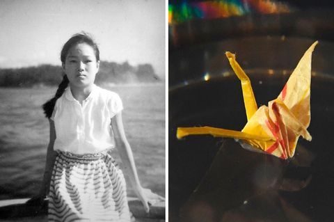 Sadako Sasaki ist einer von vermutlich mehr als 100.000 Menschen, die an den Spätfolgen der radioaktiven Strahlen sterben. Nach ihrem Tod spenden ihre Angehörigen ihre Origami-Kraniche an Bildungsinstitutionen weltweit