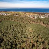Rostocker Heide aus der Vogelperspektive