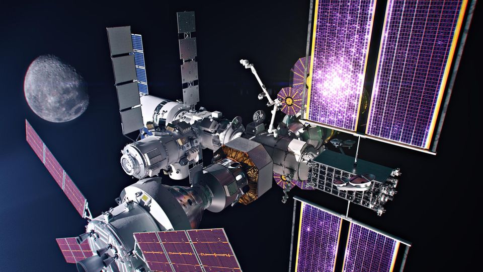 Lunar Gateway im Orbit Lunar Gateway im Orbit